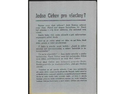 490901 jedna cirkev pro vsechny
