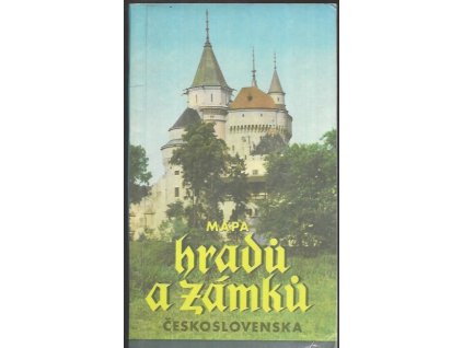 492653 mapa hradu a zamku ceskoslovenska meritko 1 750 000