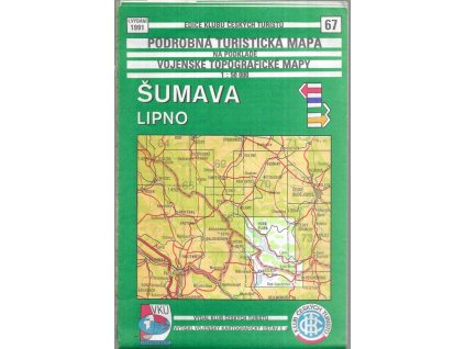495476 sumava lipno podrobna turist mapa