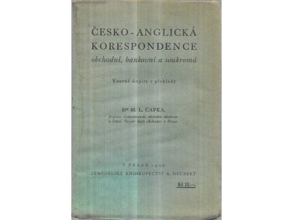 510221 cesko anglicka korespondence obchodni bankovni a soukroma vzorne dopisy s preklady