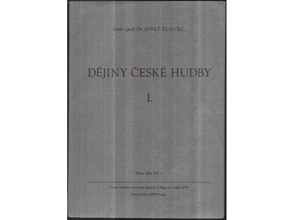 511289 dejiny ceske hudby prednaska na pedagogicke fakulte v zimni semestru 1949 50 dil 1 strojopis