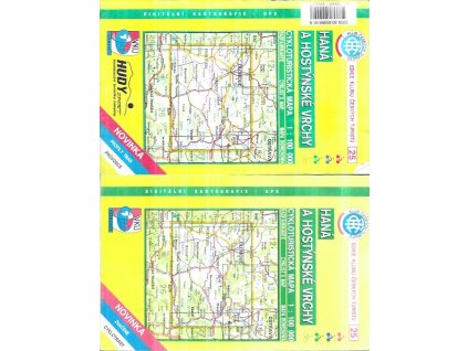 517073 hana a hostynske vrchy cykloturisticka mapa 1 100 000 novinka profily tras pruvodce digitalni kartografie gps
