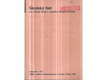 522902 skolsky rad pro stredni skoly v republice ceskoslovenske vynos ministerstva skolstvi a narodni osvety ze dne 12 srpna 1936 cis 32 024 36 ii 1