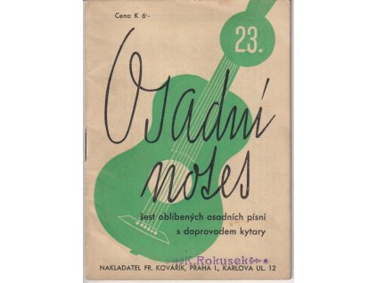 524714 osadni notes vyber sesti oblibenych veselych i sentimentalnich osadnich pisni s doprovodem kytary sv 23