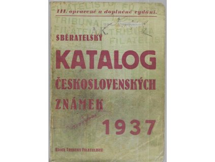531239 sberatelsky katalog ceskoslovenskych znamek 1937 cenik prazskeho trhu znamek ii rocnik