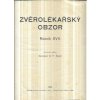 520286 zverolekarsky obzor ustredni list ceskoslovenskych zverolekaru rocnik 17 18