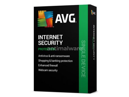 AVG Internet Security 1 lic., 2 roky prodloužení
