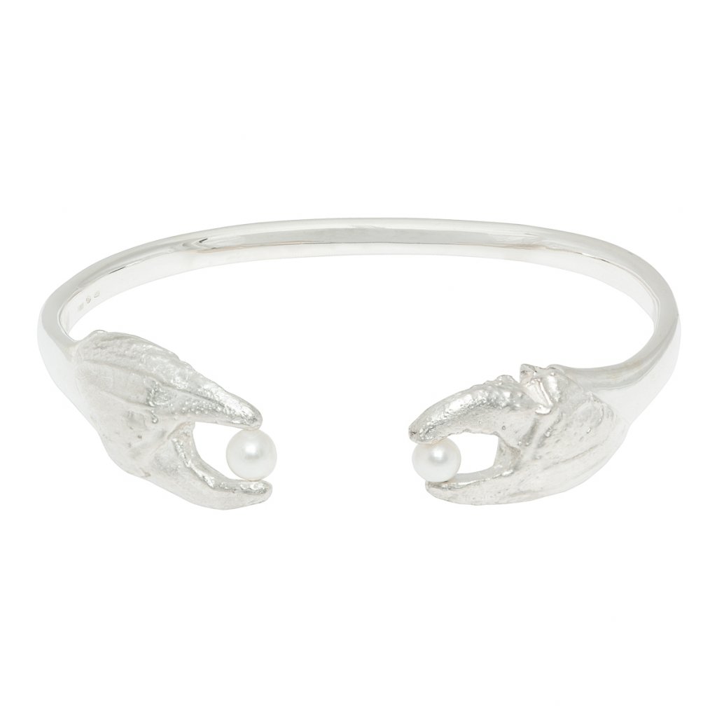 Crab bracelet - silver