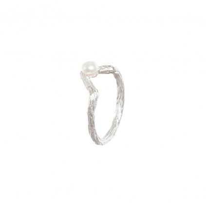 Small tip ring-silver