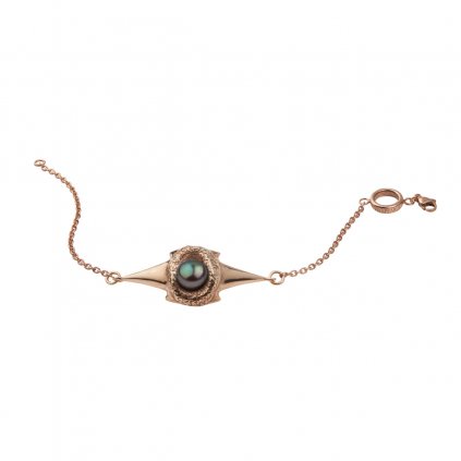 Blacktip chain bracelet - gold-plated silver