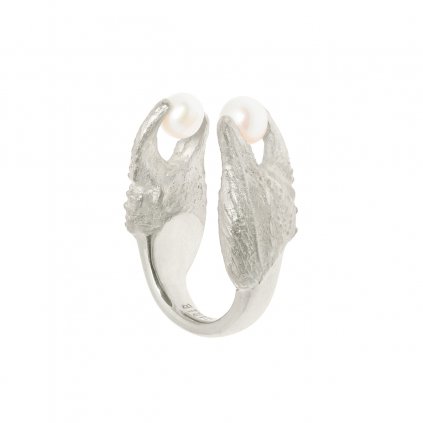 Crab ring - silver