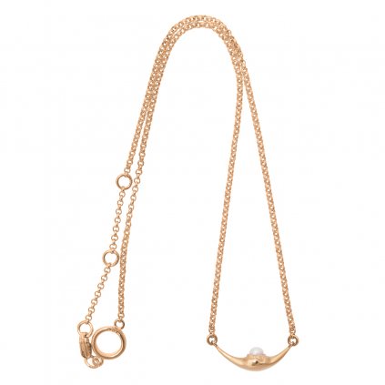 Mini fang necklace - gold-plated silver