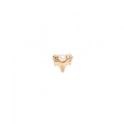 au white a petite A earring