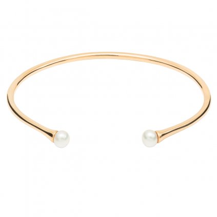 Double pearl bracelet - 14kt yellow Gold