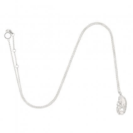 Crab necklace - silver