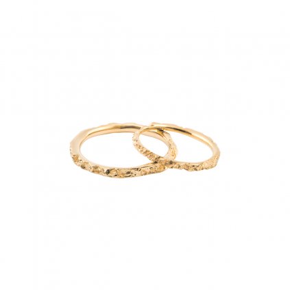 Alskar wedding rings - 14kt yellow gold
