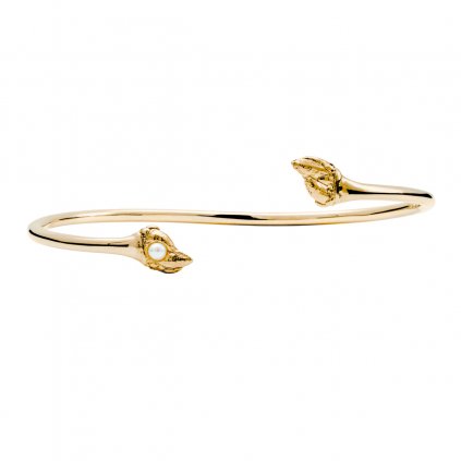 Maira pearl bracelet - 14kt yellow gold