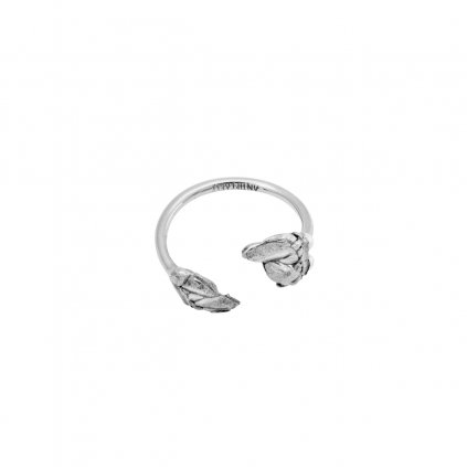 Halia pearl ring A - 14kt white gold