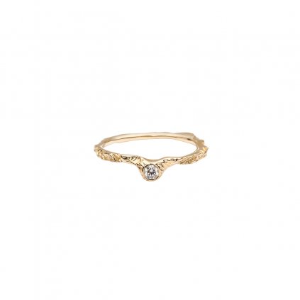 Alskar ring brilliant - 14kt yellow gold