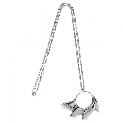 w au white a horse necklace