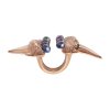 Megalodon pearl ring-gold