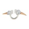 Megalodon pearl ring-silver/gold