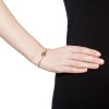 Blacktip chain bracelet - gold-plated silver