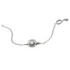 Blacktip chain bracelet-silver