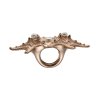 Starfish pearl ring - gold-plated silver