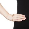 Blacktip palm bracelet - gold-plated silver
