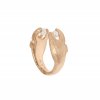 Claw ring - gold-plated silver