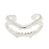 Jaws multi pearl bracelet - silver
