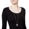 Shark tooth pendant XL - silver