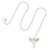Shark tooth pendant XL - silver