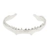 Jaw double pearl bracelet - silver