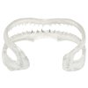 Jaws double pearl bracelet - silver