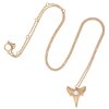 Shark tooth pendant L - gold-plated silver