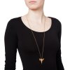 Shark tooth pendant XL - gold-plated silver