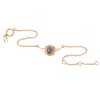 Zambezi chain anklet - gold-plated silver