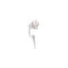 Mini blacktip earring - 14kt white gold