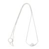 Mini fang necklace - 14kt white gold