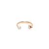 Petite A double pearl ring - 14kt yellow Gold