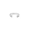 Petite A double tooth ring - 14kt white gold