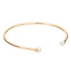 Double pearl bracelet - 14kt yellow Gold