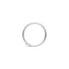 Petite A ring brilliant - 14kt white gold