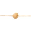 Concha pearl bracelet mini A - gold-plated silver
