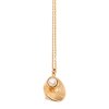 Concha pearl necklace large B - gold-plated silver