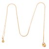 Concha pearl necklace large B - gold-plated silver