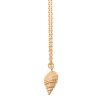 Concha pearl necklace medium C - gold-plated silver