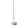 Concha pearl necklace mini A - silver